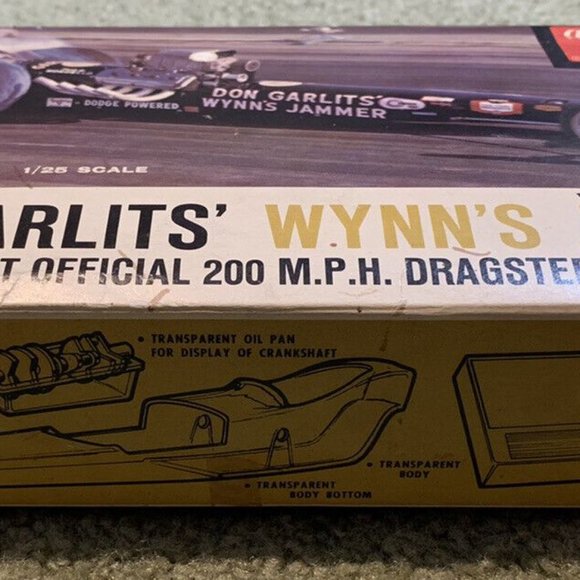 1960’s AMT DON GARLITS' WYNN'S JAMMER 1/25th scale Model Kit Junkyard Parts? - Picture 4 of 7